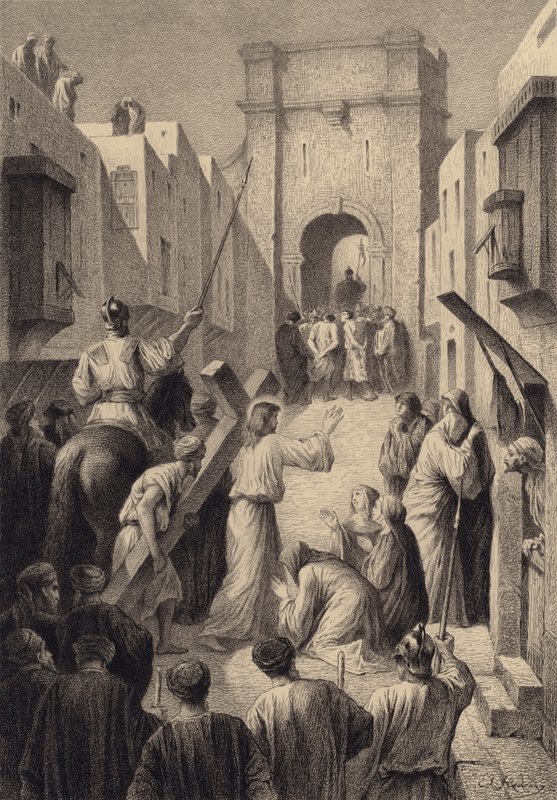 Jeruzsálem leányai alkotó: after Albert Robida