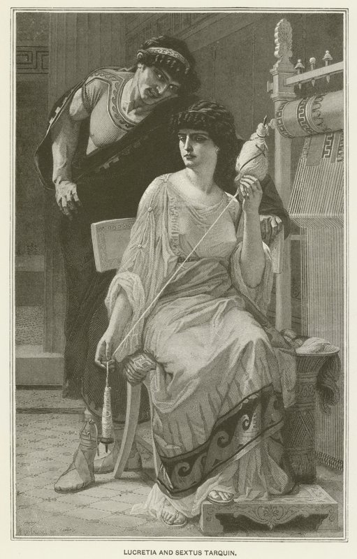 Lucretia és Sextus Tarquin alkotó: after Alexandre Cabanel