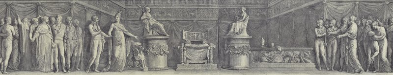 Franciaország meghívja Napóleont a császári trónra alkotó: after Andrea Appiani the Elder