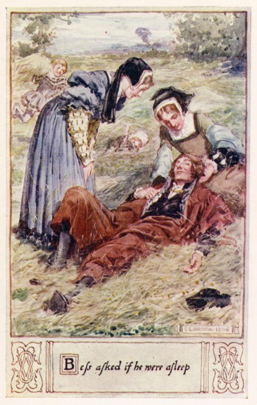Bess megkérdezte, hogy alszik-e alkotó: after Charles Edmund Brock