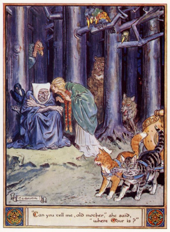 Meg tudod mondani, öreg anyám, azt mondta: Hol van Odur? alkotó: after Charles Edmund Brock