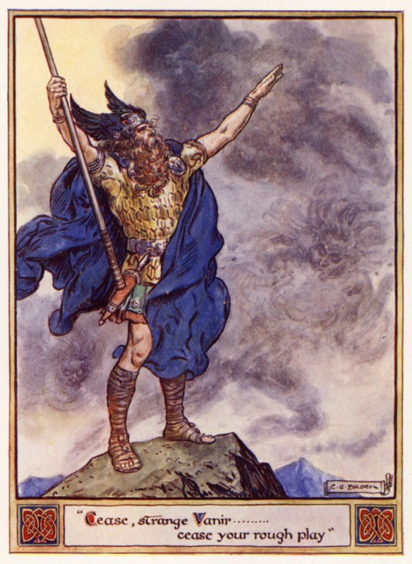 Hagyd abba, furcsa Vanir, hagyd abba a durva játékodat alkotó: after Charles Edmund Brock