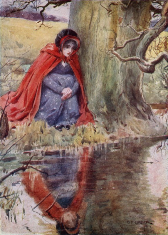 Hetty sóska a medencénél alkotó: after Charles Edmund Brock