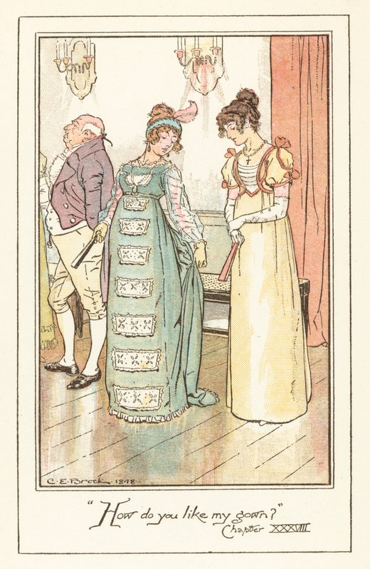 Illusztráció Jane Austens Emma számára alkotó: after Charles Edmund Brock