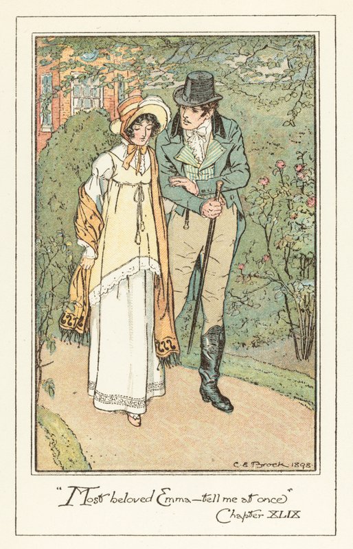 Illusztráció Jane Austens Emma számára alkotó: after Charles Edmund Brock
