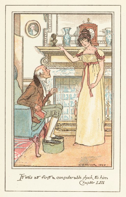 Illusztráció Jane Austens Emma számára alkotó: after Charles Edmund Brock