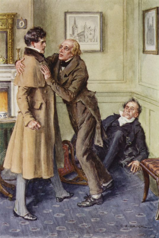 Illusztráció Martin Chuzzlewit számára alkotó: after Charles Edmund Brock