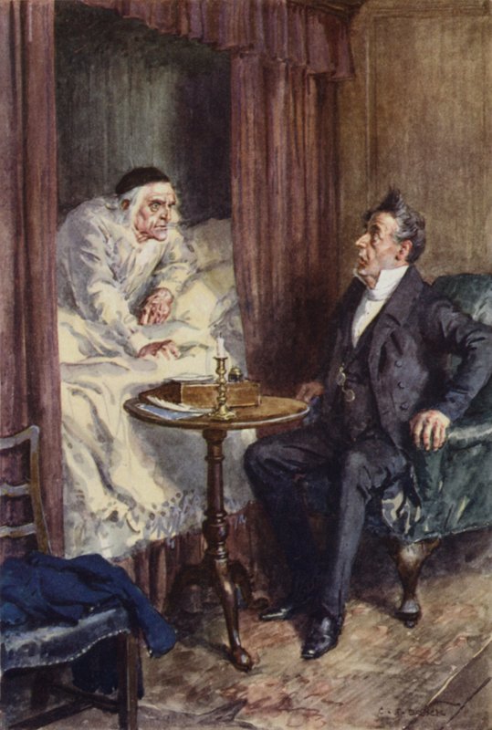 Illusztráció Martin Chuzzlewit számára alkotó: after Charles Edmund Brock