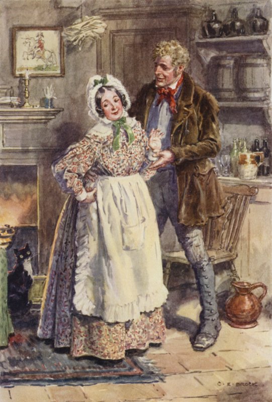 Illusztráció Martin Chuzzlewit számára alkotó: after Charles Edmund Brock