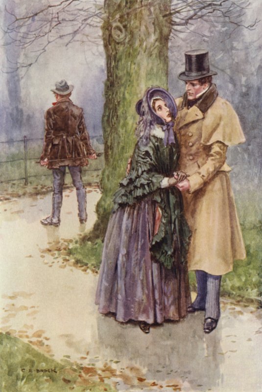 Illusztráció Martin Chuzzlewit számára alkotó: after Charles Edmund Brock