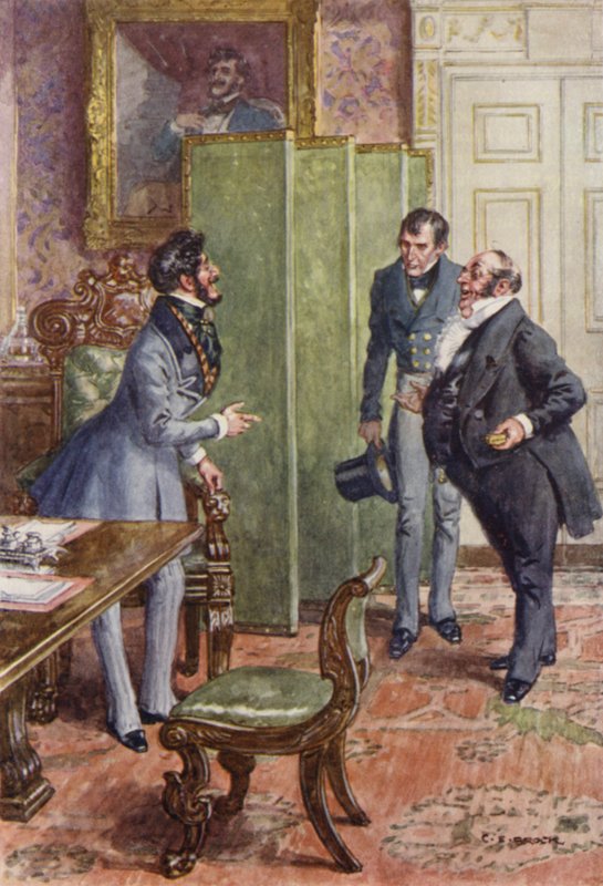 Illusztráció Martin Chuzzlewit számára alkotó: after Charles Edmund Brock