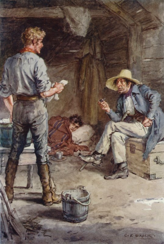 Illusztráció Martin Chuzzlewit számára alkotó: after Charles Edmund Brock