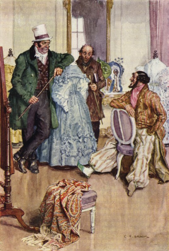 Illusztráció Nicholas Nickleby számára alkotó: after Charles Edmund Brock