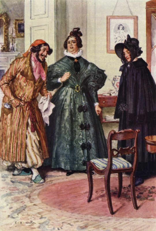 Illusztráció Nicholas Nickleby számára alkotó: after Charles Edmund Brock
