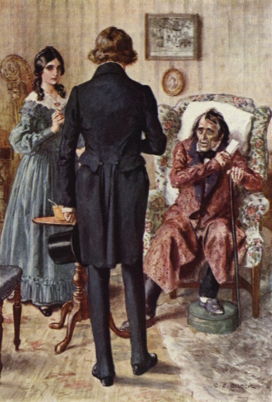 Illusztráció Nicholas Nickleby számára alkotó: after Charles Edmund Brock