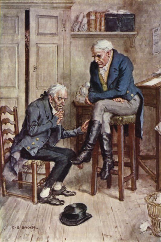 Illusztráció Nicholas Nickleby számára alkotó: after Charles Edmund Brock