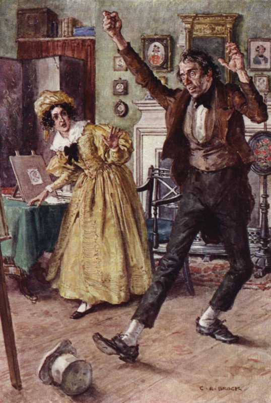 Illusztráció Nicholas Nickleby számára alkotó: after Charles Edmund Brock