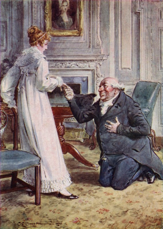 Mondj igent, Becky folytatta Sir Pitt? alkotó: after Charles Edmund Brock