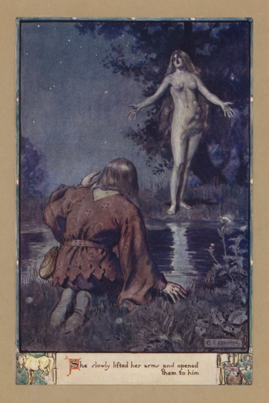 Lassan felemelte a karját, és kinyitotta a férfinak alkotó: after Charles Edmund Brock