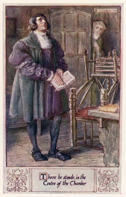 Ott állt, a Kamra közepén alkotó: after Charles Edmund Brock
