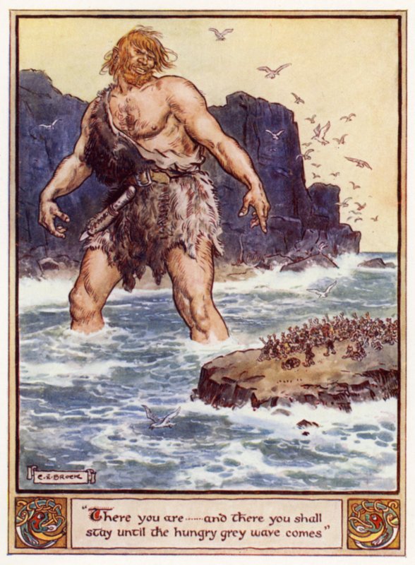 Ott vagy, és ott maradsz, amíg meg nem jön az éhes szürke hullám alkotó: after Charles Edmund Brock