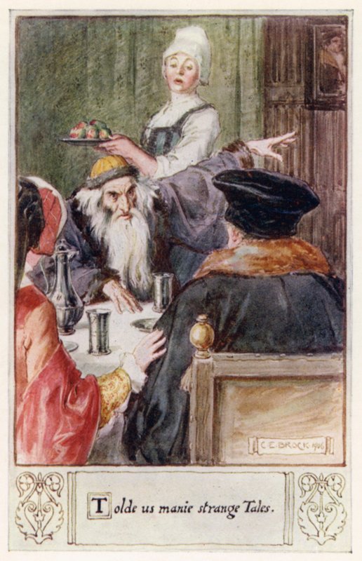 Különös meséket mesélt nekünk alkotó: after Charles Edmund Brock