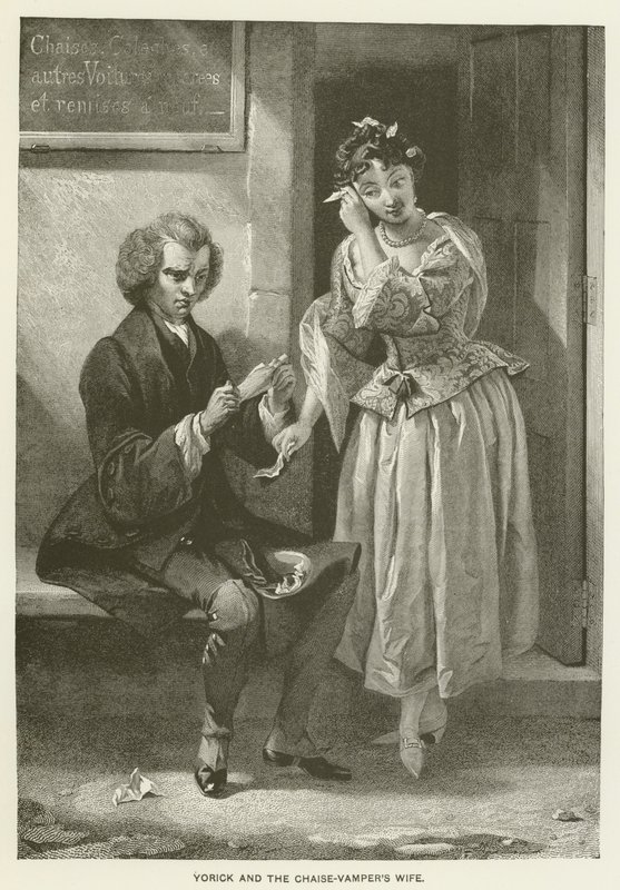 Yorick és a Chaise-Vampers felesége alkotó: after Charles Robert Leslie