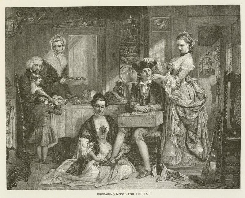 Mózes felkészítése a vásárra alkotó: after Daniel Maclise