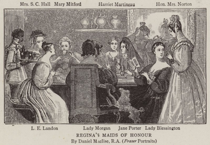 Reginas Maids of Honor alkotó: after Daniel Maclise