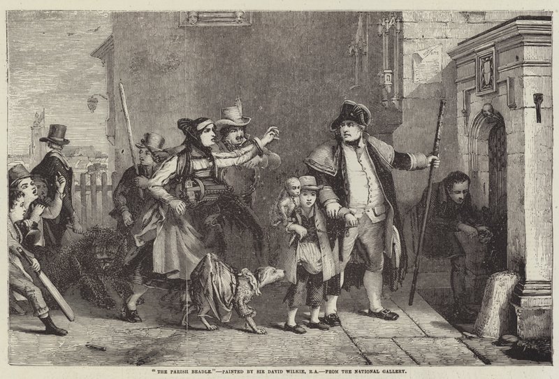 A Parish Beadle alkotó: after David Wilkie