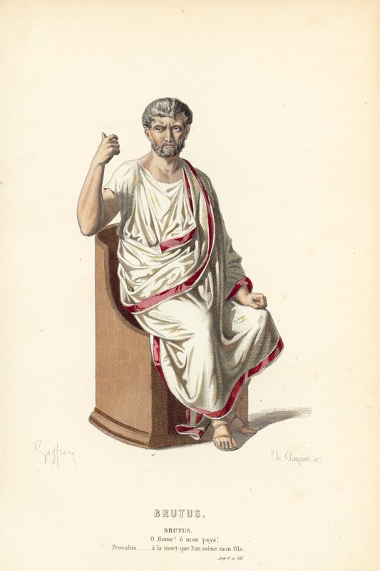 Brutus alkotó: after Edmond A.F. Geffroy