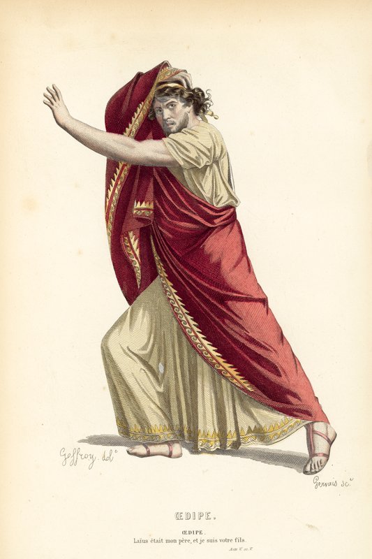 Oidipusz alkotó: after Edmond A.F. Geffroy