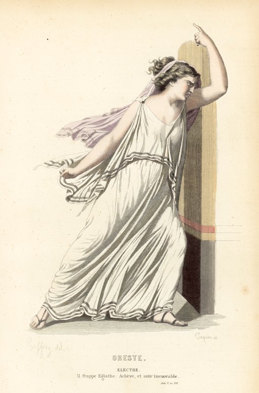 Orestes, Electra alkotó: after Edmond A.F. Geffroy