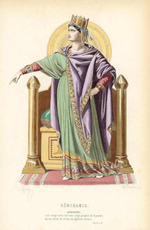 Semiramis alkotó: after Edmond A.F. Geffroy