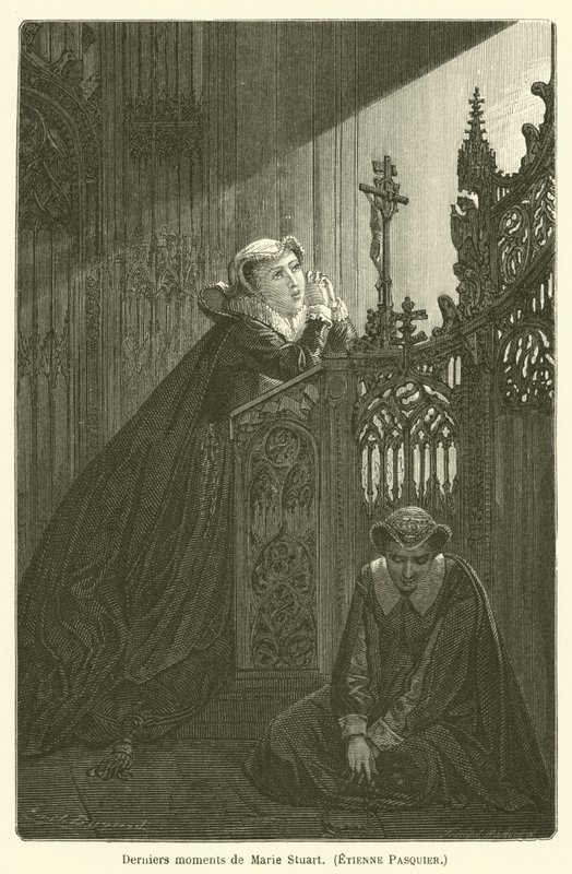 Marie Stuart utolsó pillanatai, Etienne Pasquier alkotó: after Emile Antoine Bayard