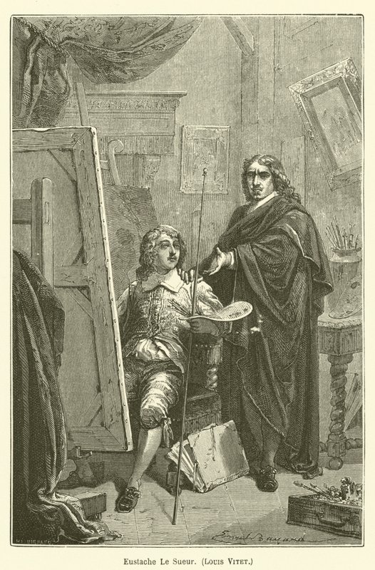 Eustache LeSueur, Louis Vitet alkotó: after Emile Antoine Bayard