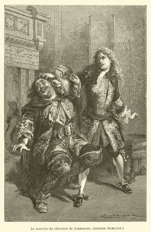 Antoine Hamilton chevalier de Grammont levele alkotó: after Emile Antoine Bayard