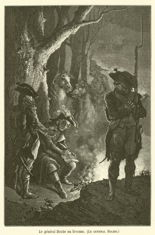 Hoche tábornok a bivaknál, Hoche tábornok alkotó: after Emile Antoine Bayard