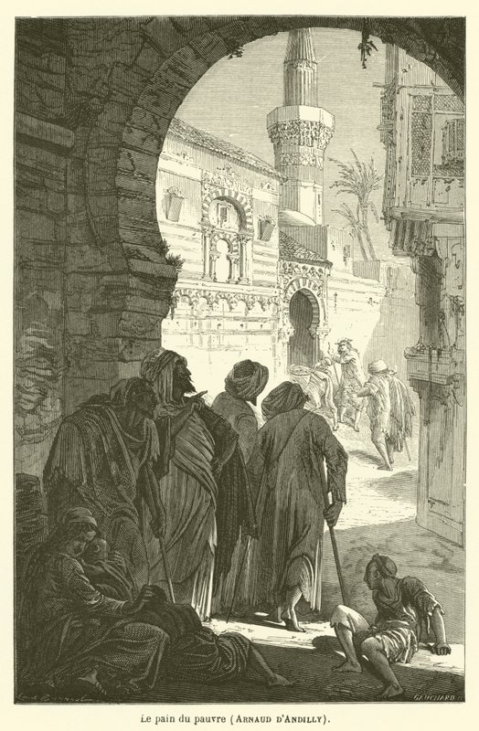 A szegények kenyere, Arnaud dAndilly alkotó: after Emile Antoine Bayard