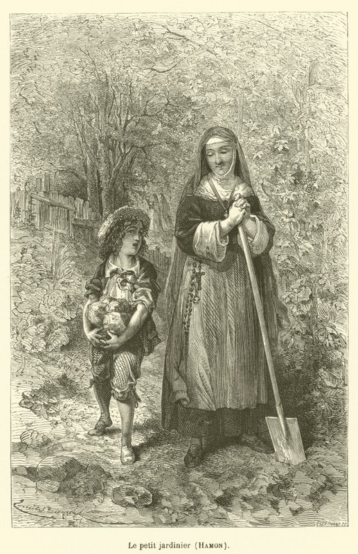 A kis kertész, Hamon alkotó: after Emile Antoine Bayard