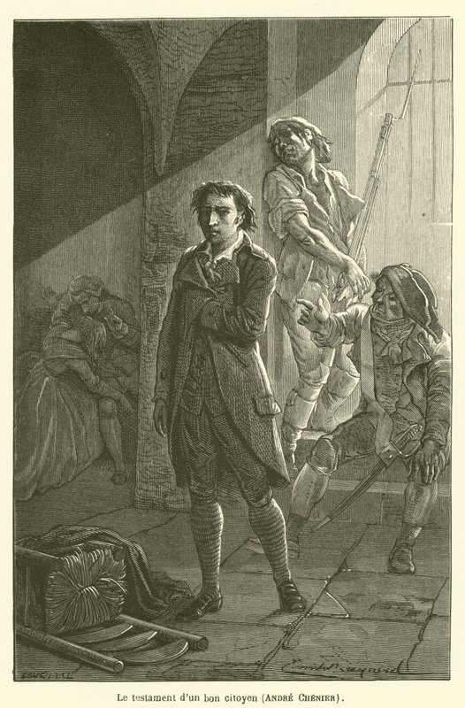 Egy jó polgár, Andre Chenier végrendelete alkotó: after Emile Antoine Bayard