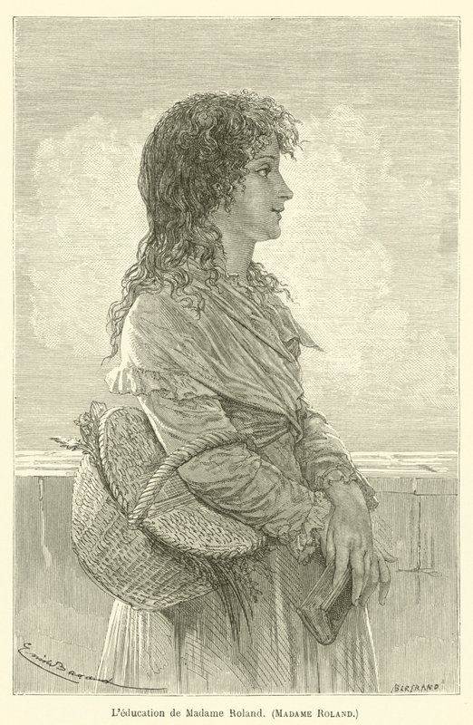 Missing Day Madame Roland, Madame Roland alkotó: after Emile Antoine Bayard