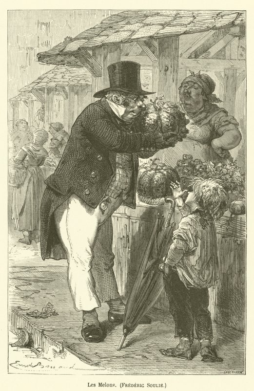 Les Melons, Frederic Soulie alkotó: after Emile Antoine Bayard