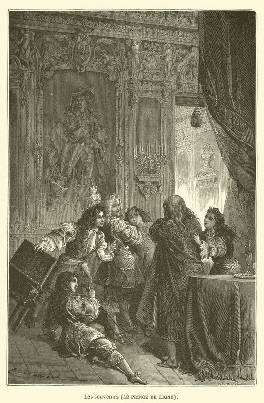 Emlékek, Ligne hercege alkotó: after Emile Antoine Bayard