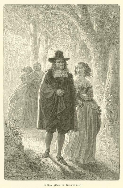 Milton, Camille Desmoulins alkotó: after Emile Antoine Bayard