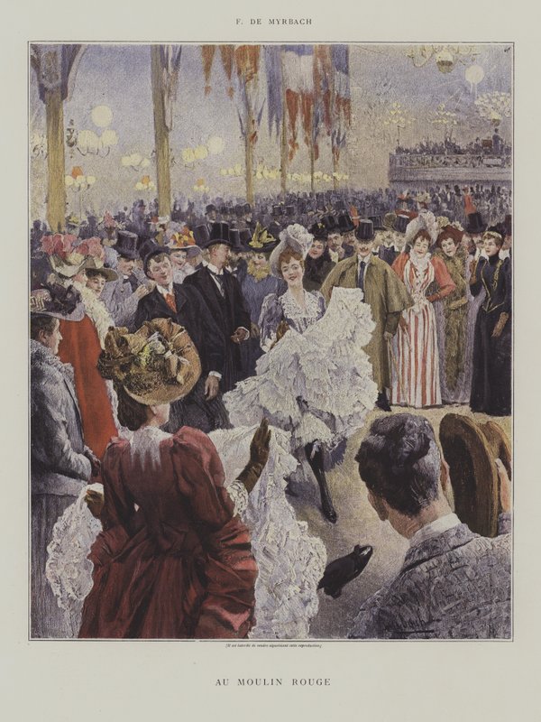 A Moulin Rouge-ban alkotó: after Felicien baron de Myrbach Rheinfeld
