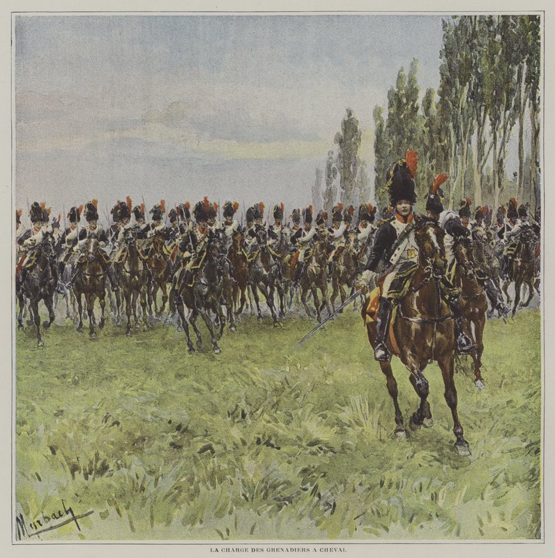 A lógránátosok rohama alkotó: after Felicien baron de Myrbach Rheinfeld