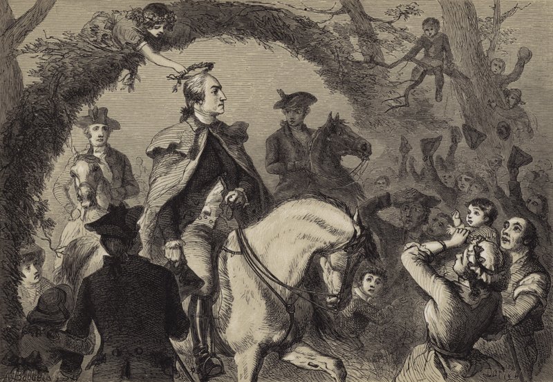 Angelica Washington megkoronázása után alkotó: after Felix Octavius Carr Darley