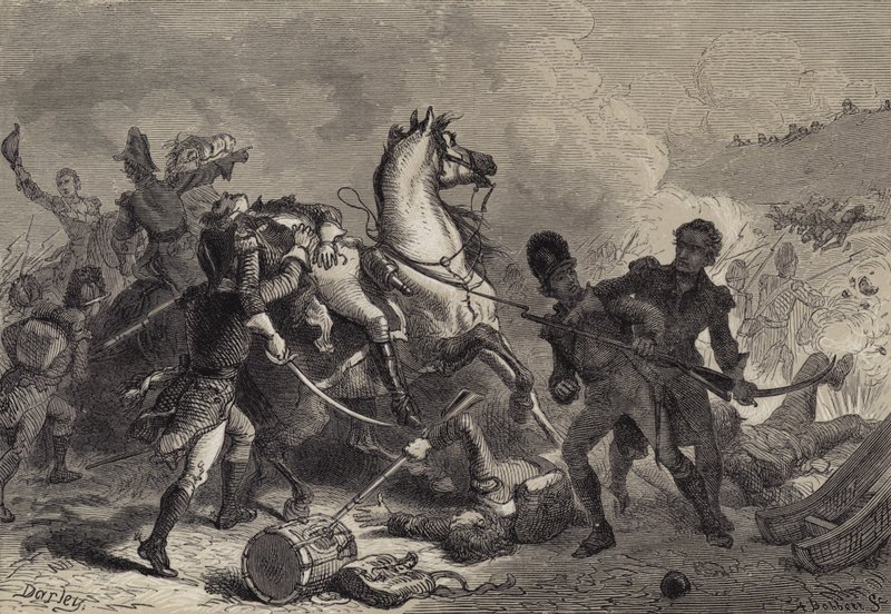 New Orleans-i csata, Pakenham tábornok halála alkotó: after Felix Octavius Carr Darley