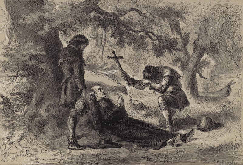 Marquette atya halála alkotó: after Felix Octavius Carr Darley